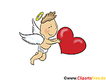 e Cards Liebe, Amore, Engel, Herz