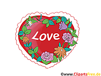 Romantische Liebesgrüsse, Liebesgeflüster Grusskarten eCards