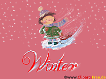 Bildschirmhintergrund Junge, Winter, Schnee, Weihnachten, Silvester