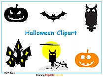 Halloween Wallpaper mit Halloween Clipart-Bilder kostenlos