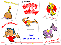 Fondo de pantalla de cumpleaños - clipart gratis