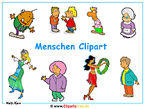 Menschen Bild Clipart - Hintergrundbild kostenlos