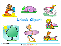 Urlaub Clipart - Desktopbild kostenlos