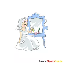 Braut Clipart - Hochzeit Bilder kostenlos