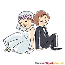 Brautpaar Fotoshooting - Bilder, Cliparts, Illustrationen für Hochzeitskarten