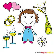 Clipart Grafiken zu Hochzeit
