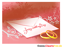 Happy Wedding Wishes greeting Card