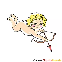 Hochzeitsangel mit Bogen Clipart, Hochzeitskarte, Bild