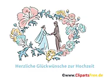Hochzeitsgruesse, Glueckwuensche zur Hochzeit