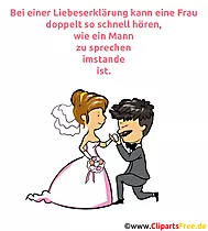 Hochzeitsspruch lustig E-Card, Grußkarte mit Spruch, Spruchbild