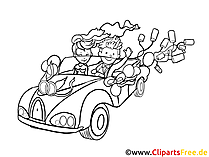 Just Married Clip Art black and white free