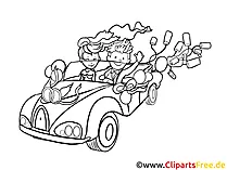 Just Married Clip Art black and white free