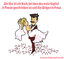 Lustiger Spruch Hochzeit Grußkarte, Glückwunschkarte, eCard gratis