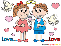 Prost zur Hochzeit Bild