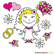 Puppe Braut Bild-Clipart
