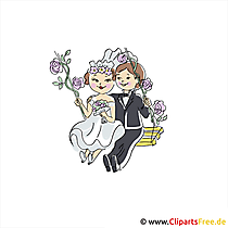 Schaukel Clipart gratis zu Hochzeit