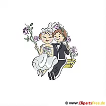 Schaukel Clipart gratis zu Hochzeit