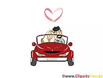 Dating im Cabrio Clipart Bilder
