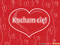 Ich liebe dich Polnisch Grusskarte, Clipart, GB Bild, Grafik Ich liebe dich Polnisch Grusskarte, Clipart, GB Bild, Grafik