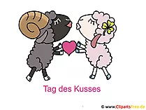International Kiss Day - gambar kanggo jaringan sosial