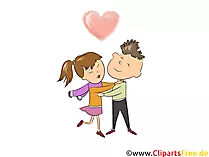 Partnersuche Clipart, Bild, Illustration