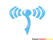 Signal clip art icon