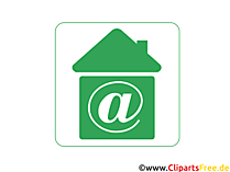 Home Clipart-Icon gratis