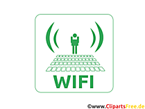 Icon grün WiFi