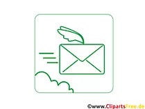 Luftpost Clipart-Icon