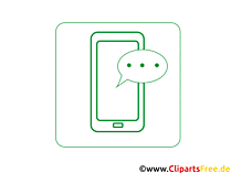 Messenger Clipart-Icon