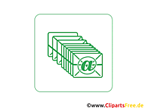 Stappelverarbeitung IT Icon-Clipart