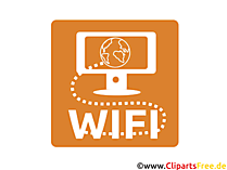 Internet Wifi Icon-Bild