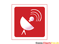 Icon pack red radio and tv