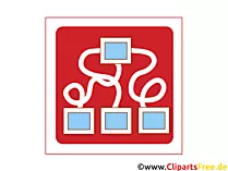 Web design icon network