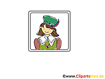 Bube Karte, Bild, Icon, Clipart, Zeichnung gratis