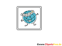 Erdkugel, Erde, Globus  Icon, Bild, Clipart, Grafik kostenlos