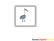Musik Icon, Bild, Clipart, Grafik gratis