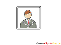 Profilbild maennlich Default Grafik, Bild, Clipart, Vorlage kostenlos