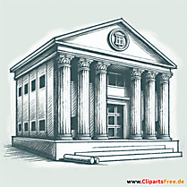 Clipart Bank in Wall Street
