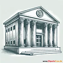 Clipart Bank in Wall Street
