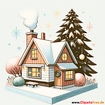 Ferienhaus Clipart - Bilder zum Thema Immobilien