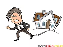 Hauskredit Clipart, Illustration, Bild, Grafik gratis