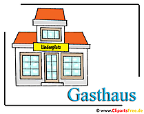 Hotel Clipart-Bild Gasthaus