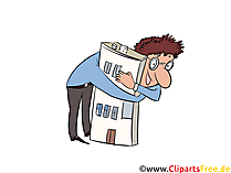 Immobilienbesitzer Clipart, Illustration, Bild, Grafik gratis