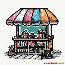 Kiosk Clipart