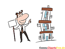 Mehrfamilienhaus Kauf Clipart, Illustration, Bild, Grafik gratis