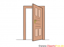 Open Clip Art free with Door