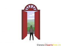 Open Door Clipart