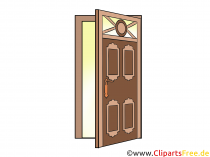 Schöne Tür Clipart, Bild, Illustration