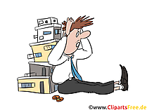 Schulden Immobilienkredit Clipart, Illustration, Bild, Grafik gratis